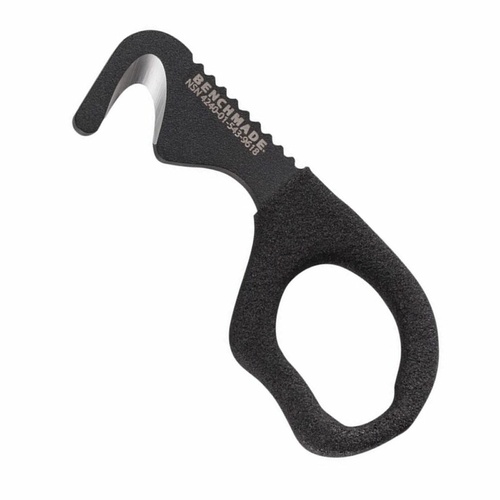Benchmade 7 Safety Strap Cutter Rescue Hook Knife | Black