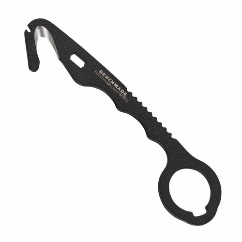 Benchmade O2 Wrench Bottle Opener Strap Cutter Rescue Hook Knife | Black