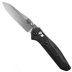 Benchmade Mini Osbourne AXIS Lock Folding Knife | Black / Satin