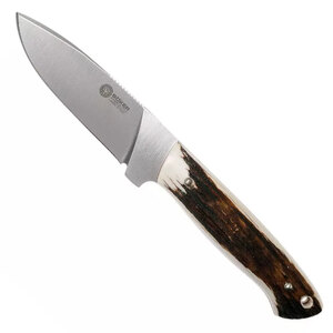 Boker Arbolito Dano Stag Fixed Blade Knife | Stag Horn / Silver