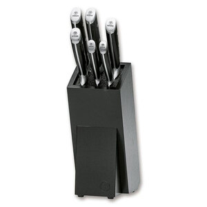 Boker Forge 2.0 6pc Kitchen Knife Block Set | Black / Satin
