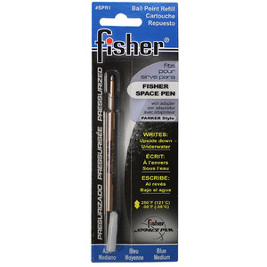 Fisher Space Pen Medium Blue Pressurised Refill Cartridge | SPR1