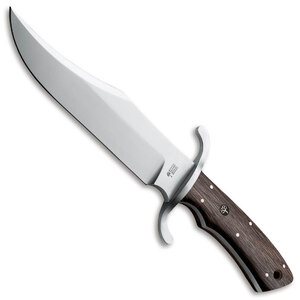Boker Bowie N690 Fixed Blade Knife | Brown / Satin