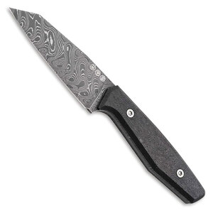 Boker Daily Knives AK1 Damast Fixed Blade Knife | Black / Damascus