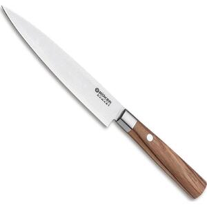Boker 15cm Kitchen Utility Knife | Olive Wood / Damascus