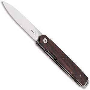 Boker Plus LRF Liner Lock Folding Knife | Cocobolo Wood / Satin