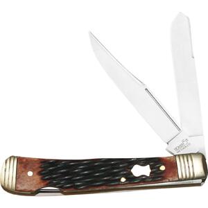 Boker Plus Trapper Double Back Lock Folding Knife | Brown / Satin