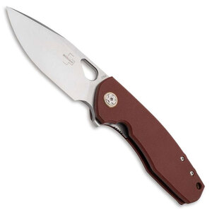 Boker Plus Little Friend Liner Lock Folding Knife | Burgundy / Satin