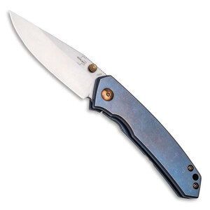 Boker Plus Canoe Frame Lock Folding Knife | Blue / Satin