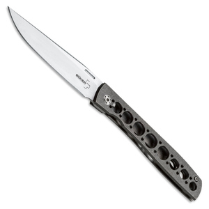 Boker Plus Urban Trapper 42 Frame Lock Folding Knife | Grey / Satin