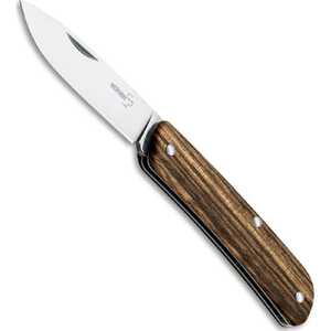 Boker Plus Tech Tool 1 Slip Joint Folding Knife | Zebrawood / Satin