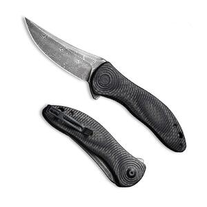 CIVIVI Synergy3 Liner Lock Folding Knife | Black / Damascus