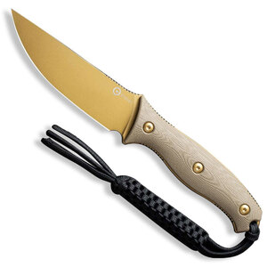 CIVIVI Stormridge Fixed Blade Knife | Tan