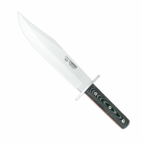 Cudeman JBK-I Fixed Blade Bowie Knife | Black / Satin