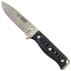 Cudeman MT-5 Fixed Blade Survival Knife with Kydex Sheath | Black / Satin