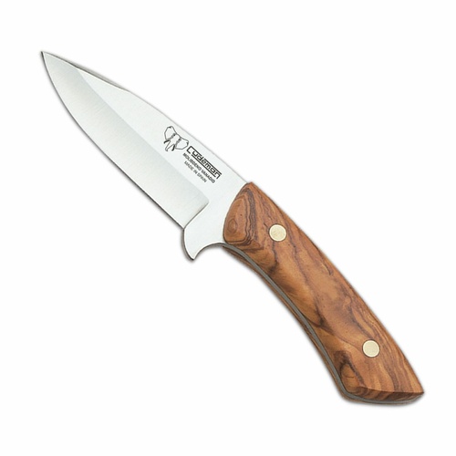 Cudeman Colibri II Fixed Blade Skinning Knife | Olive Wood / Satin