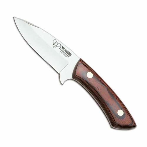 Cudeman Colibri II Fixed Blade Skinning Knife | Red Stamina Wood / Satin