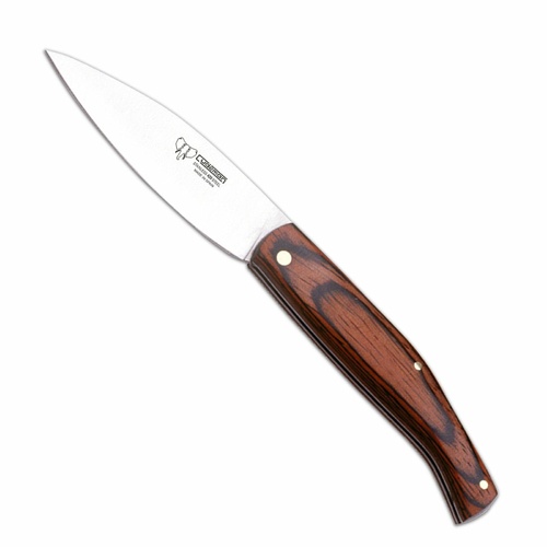 Cudeman 20cm Piston Lock Folding Knife | Stamina Wood / Satin