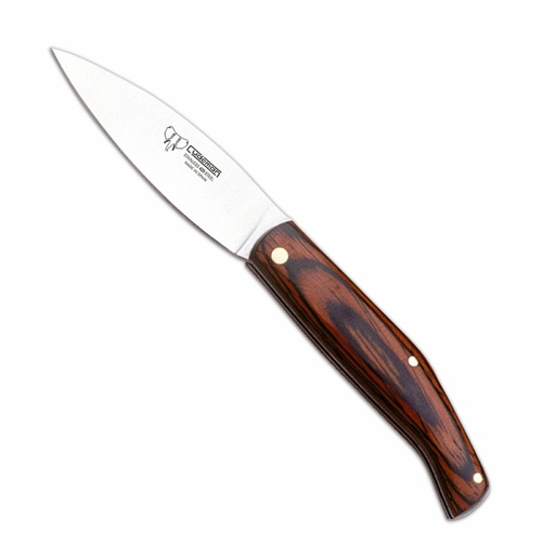 Cudeman 18cm Piston Lock Folding Knife | Stamina Wood / Satin
