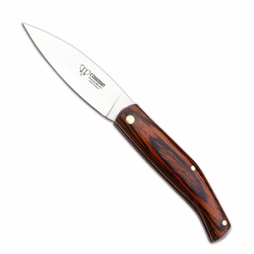 Cudeman 15.5cm Piston Lock Folding Knife | Stamina Wood / Satin