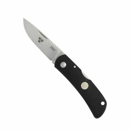 Fallkniven TK4 Tre Kronor Back Lock Folding Knife | Black / Satin