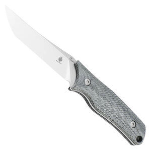 Kizer Elgon Tanto Fixed Blade Knife | Black / Silver