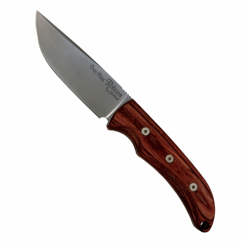Ontario Knife Co. Robeson Heirloom Hunter Fixed Blade Knife | Hardwood / Satin