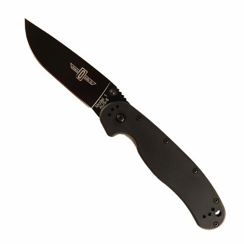 Ontario Knife Co. RAT Model 1 Liner Lock Folding Knife | Black