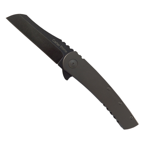 Ontario Knife Co. Carter Prime Frame Lock Folding Knife | Tan / Black