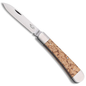 Otter-Messer Levin S Slip Joint Folding Knife | Curly Birch Wood | Carbon