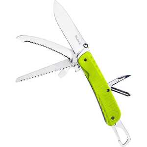 Ruike Knives LD43 Green G10 Handle Multitool Folding Rescue Knife