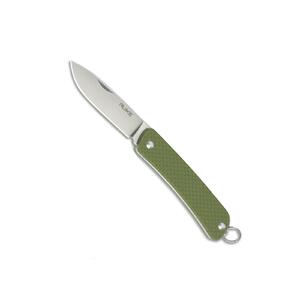 Ruike Slip Joint Keychain Folding Knife | Green / Silver | S11-G