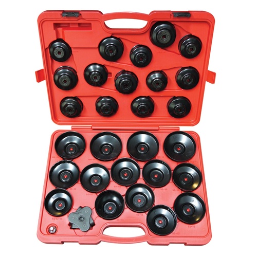AOK by KC Tools 30pc Oil Filter Cap Wrench Set
