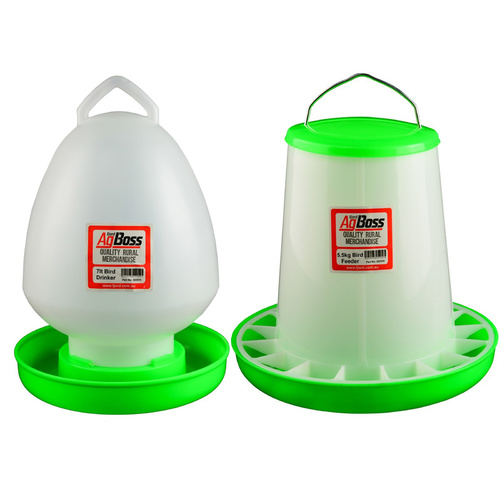 Agboss 14l Drinker 8kg Feeder Poultry Set Shop Online Now At